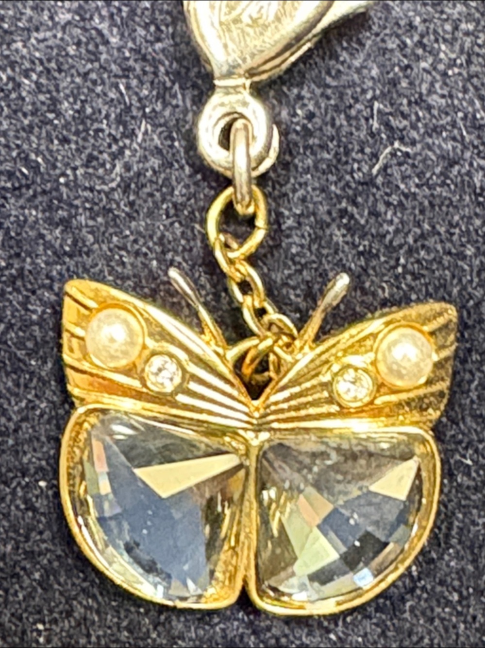 Swarovski Crystal Butterfly Charm
